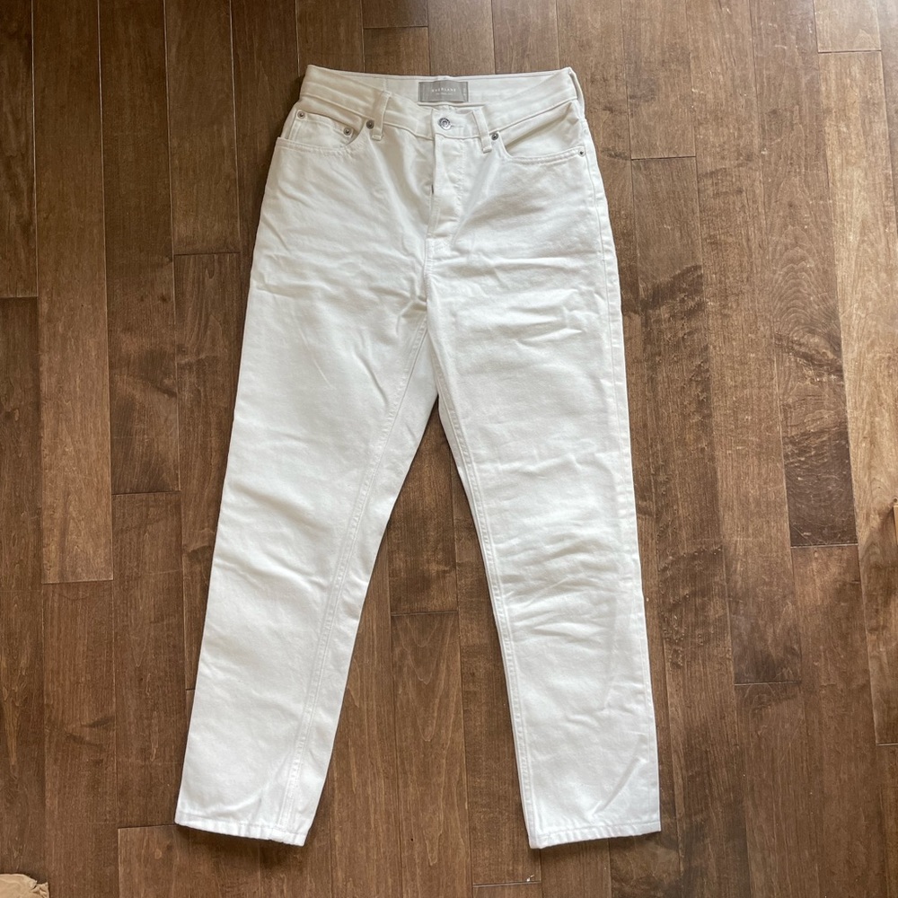 Everlane White Cheeky Jean